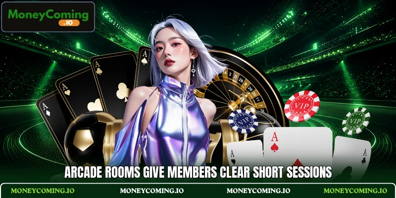Arcade rooms give members clear short sessions