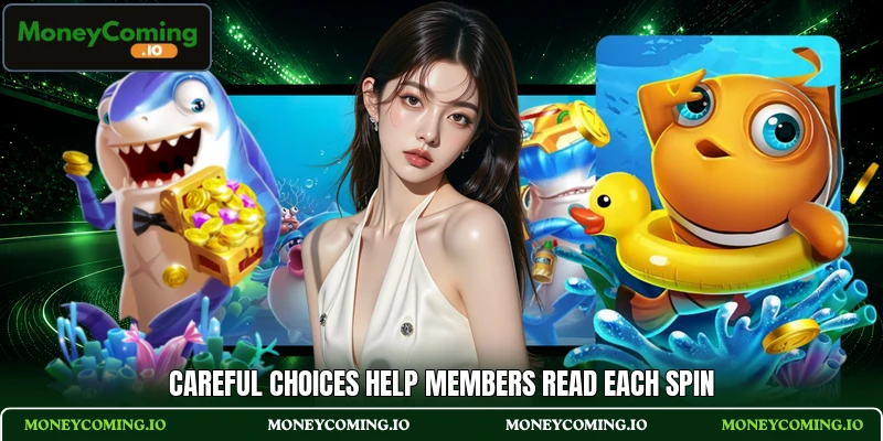 Careful choices help members read each spin