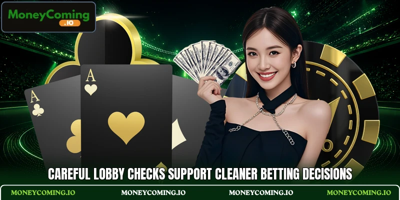 Careful lobby checks support cleaner betting decisions