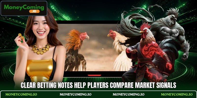 Clear betting notes help players compare market signals