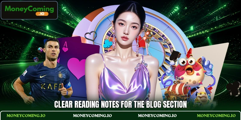 Clear reading notes for the blog section