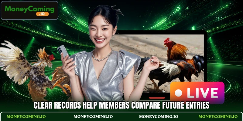 Clear records help members compare future entries