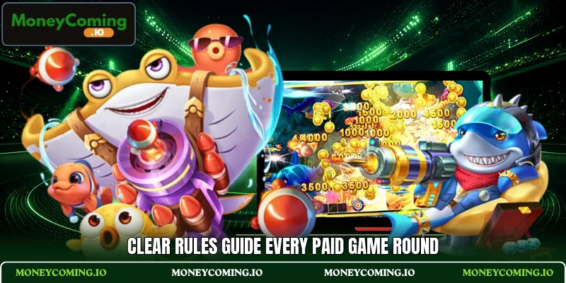 Clear rules guide every paid game round