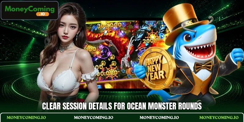 Clear session details for Ocean Monster rounds