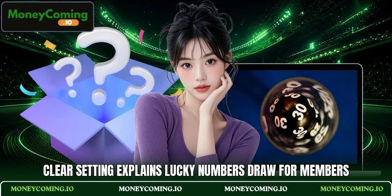 Clear setting explains Lucky Numbers Draw for members