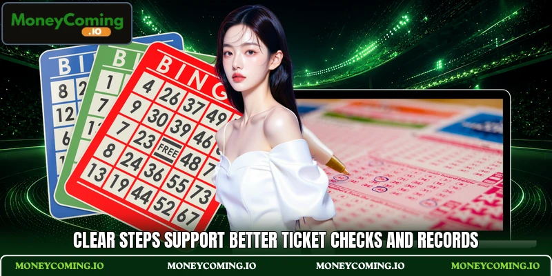 Clear steps support better ticket checks and records