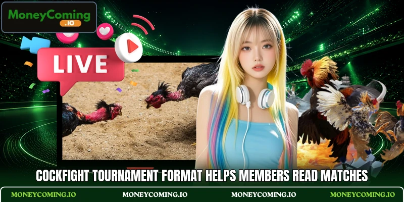 Cockfight Tournament format helps members read matches