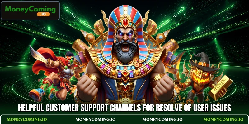 Helpful customer support channels for resolve of user issues