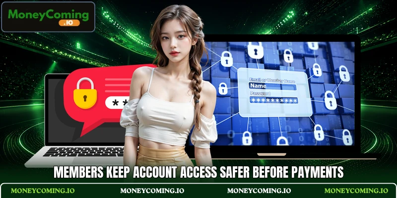 Members keep account access safer before payments