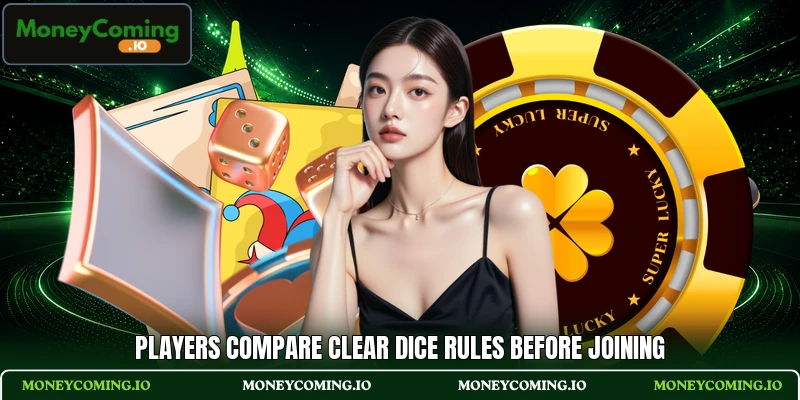 Players compare clear dice rules before joining