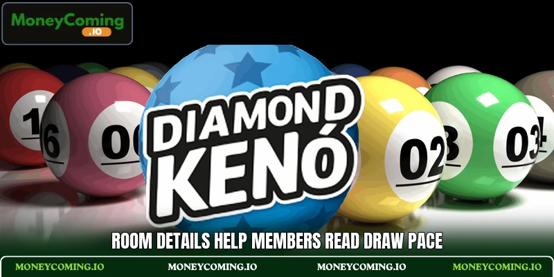 Room details help members read draw pace