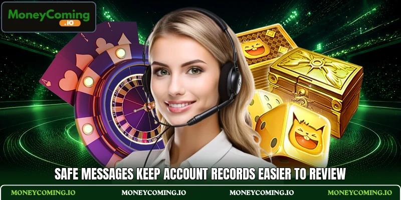 Safe messages keep account records easier to review