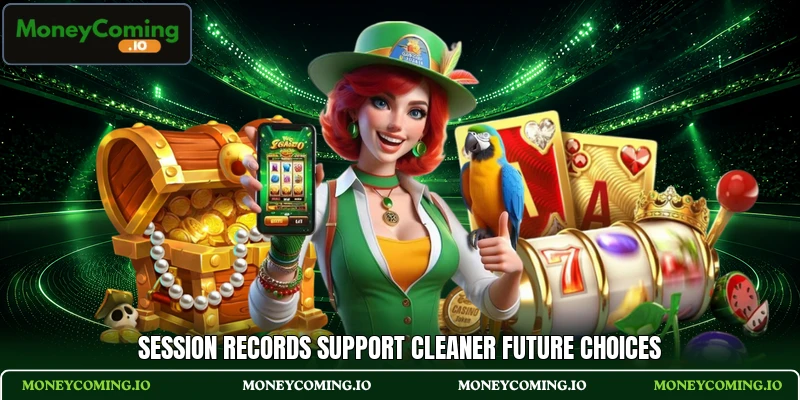 Session records support cleaner future choices