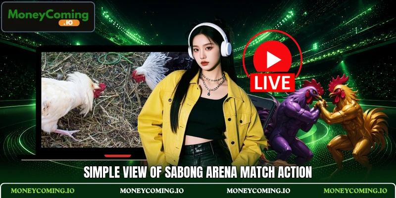 Simple view of Sabong Arena Match action